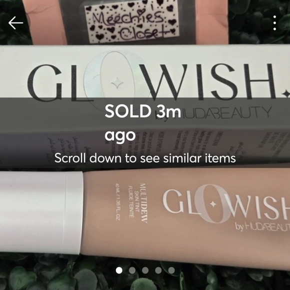 Huda Beauty GloWish- Multi Dew Skin Tint 40ml -TAN 08-NIB - Picture 2 of 6